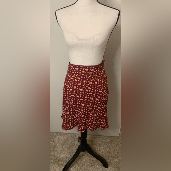 NWOT Free People IRL Floral Skirt Size 2 - Picture 6 of 10